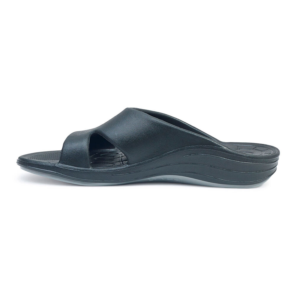 Aetrex Women's Bali Orthotic Slippers - Black | USA TSZPOQ7
